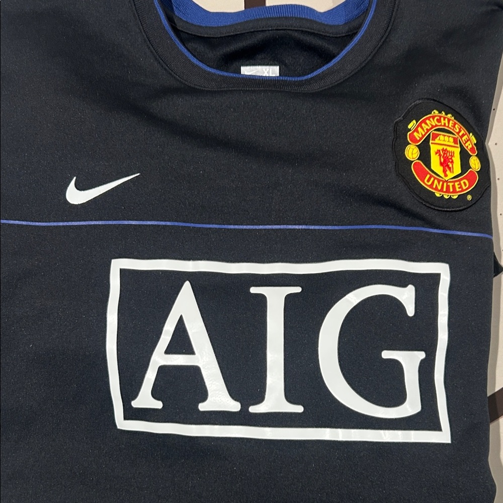 Nike Manchester United Black Jersey